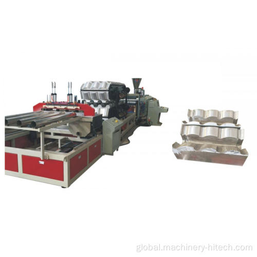 Sheet Extrusion Machine PVC wave/glazed tile single and multi-layer extrusion line Factory